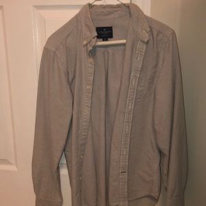 Grey American eagle button down